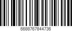 Código de barras (EAN, GTIN, SKU, ISBN): '6688767844736'