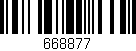 Código de barras (EAN, GTIN, SKU, ISBN): '668877'
