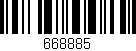Código de barras (EAN, GTIN, SKU, ISBN): '668885'