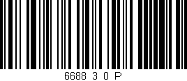 Código de barras (EAN, GTIN, SKU, ISBN): '6688_3_0_P'