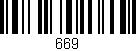 Código de barras (EAN, GTIN, SKU, ISBN): '669'