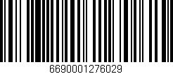 Código de barras (EAN, GTIN, SKU, ISBN): '6690001276029'