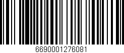 Código de barras (EAN, GTIN, SKU, ISBN): '6690001276081'