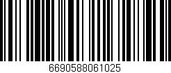 Código de barras (EAN, GTIN, SKU, ISBN): '6690588061025'
