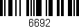 Código de barras (EAN, GTIN, SKU, ISBN): '6692'