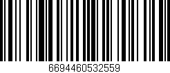 Código de barras (EAN, GTIN, SKU, ISBN): '6694460532559'