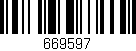 Código de barras (EAN, GTIN, SKU, ISBN): '669597'