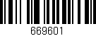 Código de barras (EAN, GTIN, SKU, ISBN): '669601'