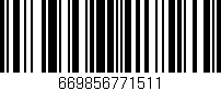 Código de barras (EAN, GTIN, SKU, ISBN): '669856771511'