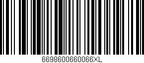 Código de barras (EAN, GTIN, SKU, ISBN): '6698600660066XL'