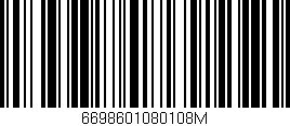 Código de barras (EAN, GTIN, SKU, ISBN): '6698601080108M'