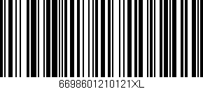 Código de barras (EAN, GTIN, SKU, ISBN): '6698601210121XL'