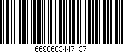 Código de barras (EAN, GTIN, SKU, ISBN): '6698603447137'