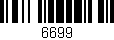 Código de barras (EAN, GTIN, SKU, ISBN): '6699'