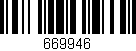 Código de barras (EAN, GTIN, SKU, ISBN): '669946'