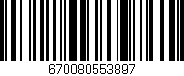 Código de barras (EAN, GTIN, SKU, ISBN): '670080553897'