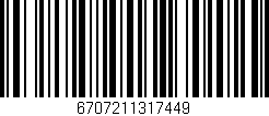 Código de barras (EAN, GTIN, SKU, ISBN): '6707211317449'