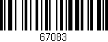 Código de barras (EAN, GTIN, SKU, ISBN): '67083'