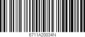Código de barras (EAN, GTIN, SKU, ISBN): '6711A20034N'
