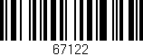 Código de barras (EAN, GTIN, SKU, ISBN): '67122'