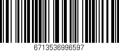 Código de barras (EAN, GTIN, SKU, ISBN): '6713536996597'