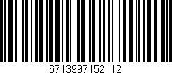 Código de barras (EAN, GTIN, SKU, ISBN): '6713997152112'