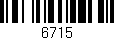 Código de barras (EAN, GTIN, SKU, ISBN): '6715'