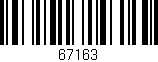 Código de barras (EAN, GTIN, SKU, ISBN): '67163'