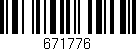 Código de barras (EAN, GTIN, SKU, ISBN): '671776'