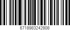 Código de barras (EAN, GTIN, SKU, ISBN): '6718983242808'
