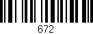 Código de barras (EAN, GTIN, SKU, ISBN): '672'