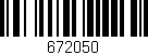 Código de barras (EAN, GTIN, SKU, ISBN): '672050'
