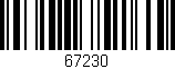 Código de barras (EAN, GTIN, SKU, ISBN): '67230'