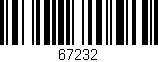 Código de barras (EAN, GTIN, SKU, ISBN): '67232'