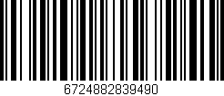Código de barras (EAN, GTIN, SKU, ISBN): '6724882839490'