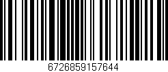 Código de barras (EAN, GTIN, SKU, ISBN): '6726859157644'