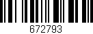 Código de barras (EAN, GTIN, SKU, ISBN): '672793'