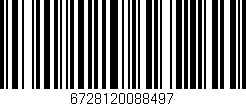Código de barras (EAN, GTIN, SKU, ISBN): '6728120088497'