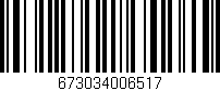 Código de barras (EAN, GTIN, SKU, ISBN): '673034006517'