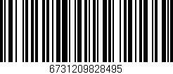 Código de barras (EAN, GTIN, SKU, ISBN): '6731209828495'