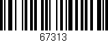 Código de barras (EAN, GTIN, SKU, ISBN): '67313'