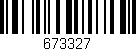 Código de barras (EAN, GTIN, SKU, ISBN): '673327'