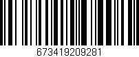 Código de barras (EAN, GTIN, SKU, ISBN): '673419209281'