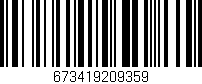 Código de barras (EAN, GTIN, SKU, ISBN): '673419209359'