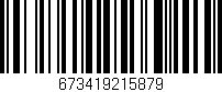 Código de barras (EAN, GTIN, SKU, ISBN): '673419215879'
