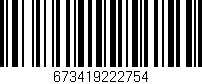 Código de barras (EAN, GTIN, SKU, ISBN): '673419222754'
