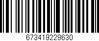 Código de barras (EAN, GTIN, SKU, ISBN): '673419229630'