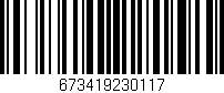 Código de barras (EAN, GTIN, SKU, ISBN): '673419230117'