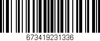 Código de barras (EAN, GTIN, SKU, ISBN): '673419231336'