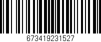 Código de barras (EAN, GTIN, SKU, ISBN): '673419231527'